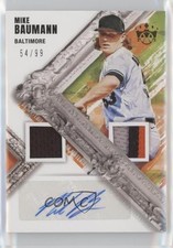 2022 Diamond Kings DK Material Signatures Gold 54/99 Mike Baumann Auto 1u6