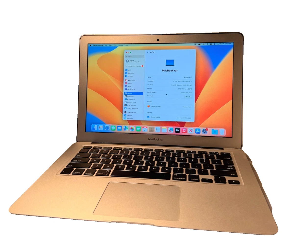 Apple MacBook Air 8GB Memory 128GB SSD Laptops for sale | eBay