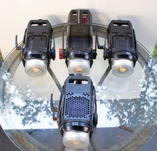 Lot of 4 Aperture Lights Lightstorm - 1x 300d - 3x 120D ii Heads Only No Cable