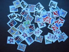 50 Uncancelled Forever Definitive Stamps Off Paper