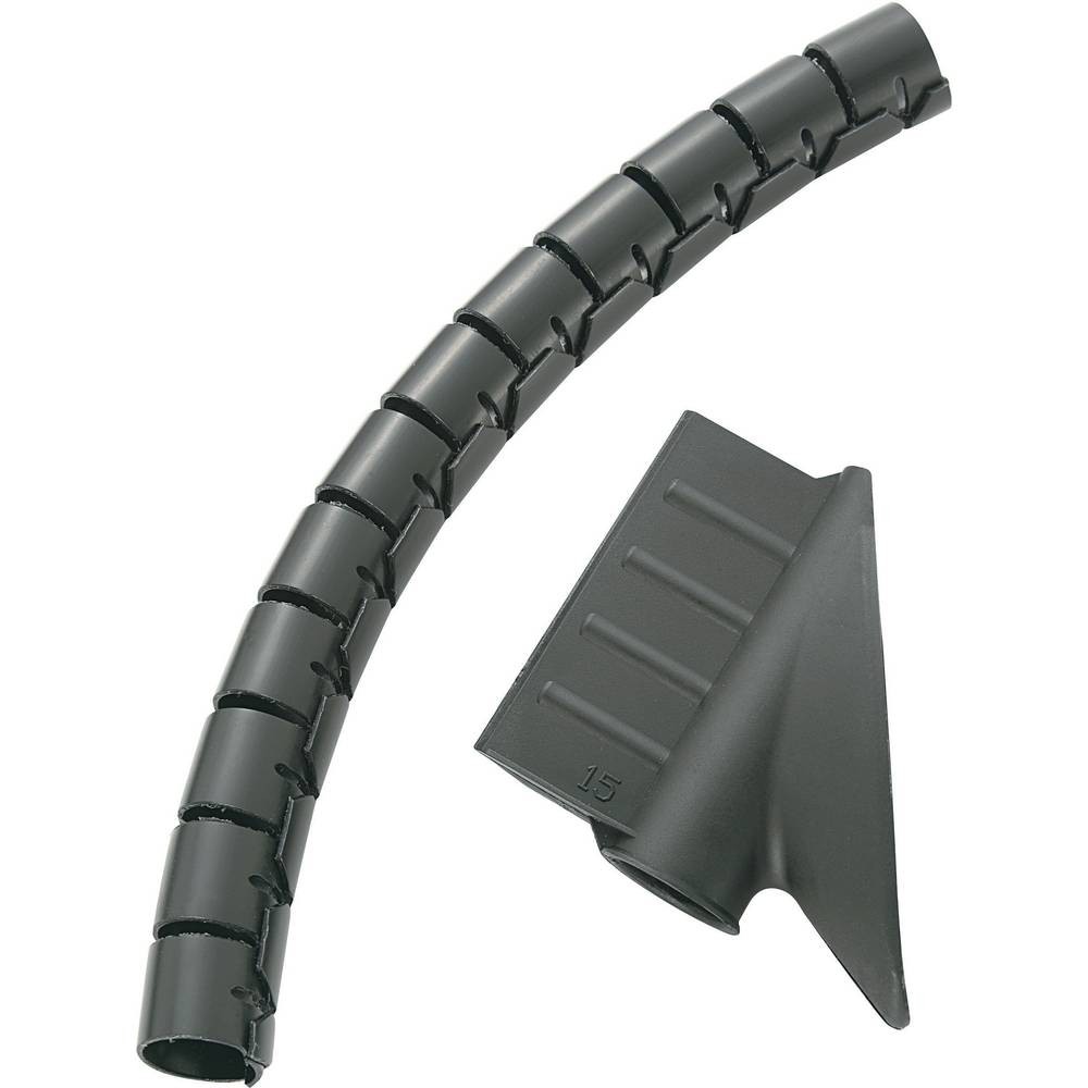Gaine spirale 20 mm range-câble noir TRU COMPONENTS TC-MX-KLT20BK203 de 5 m