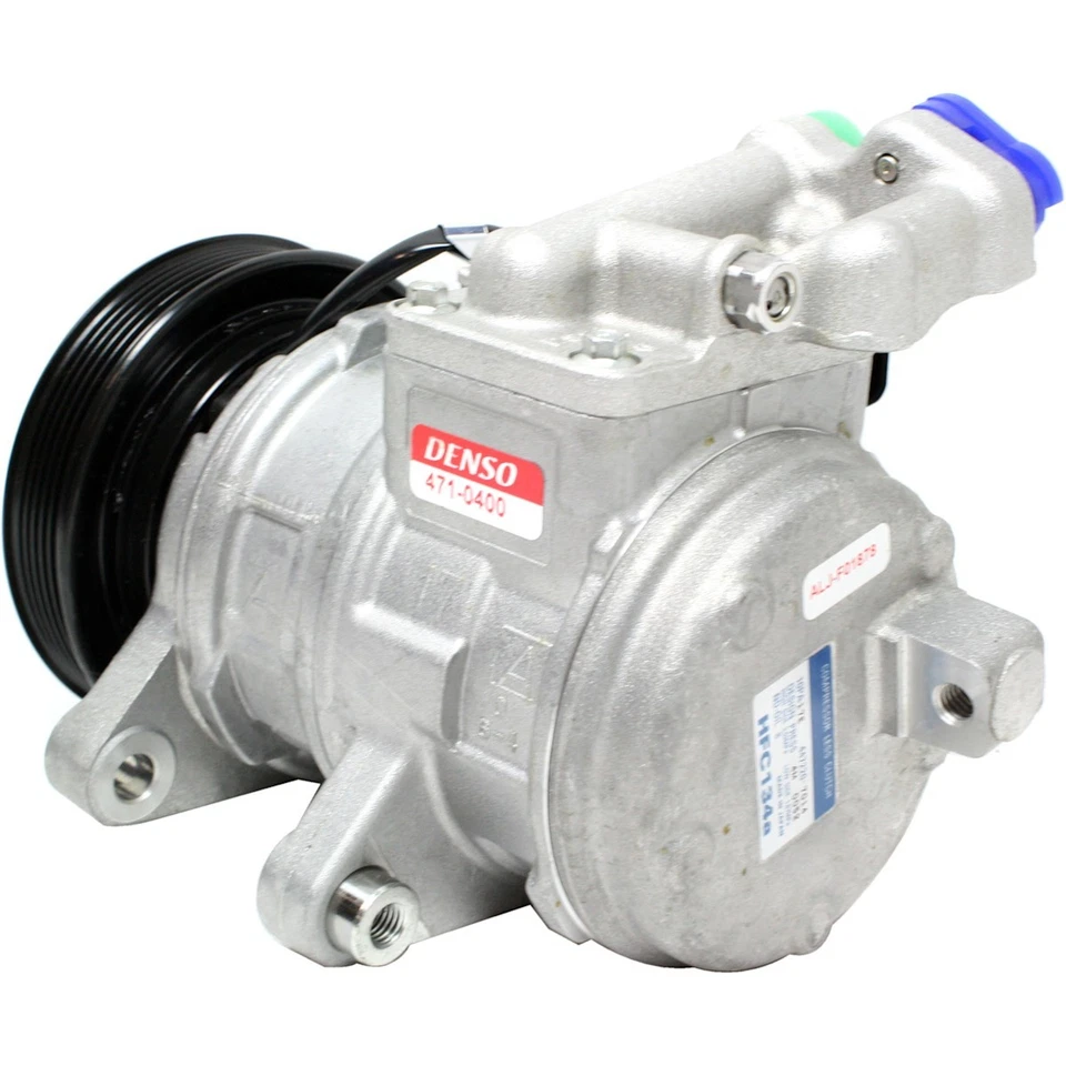 Compresor de aire acondicionado Denso 471-0400 con embrague para Jeep Grand Cherokee Wrangler Foto 2 de 4