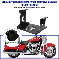 Motorcycle Engine Stand Mounting Bracket Kit For Harley Big Twin 1936-1999 1997