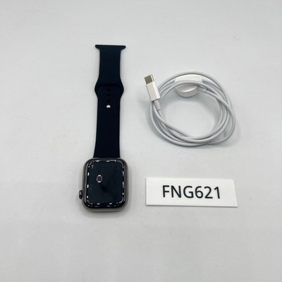 Apple Watch (Series 9) 45mm Graphite GPS + Cellular Stainless Steel - Open Box