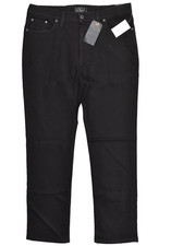 Lucky Brand Men's 329 Classic Straight Denim Jeans Black 38x34 Cotton Zip NEW