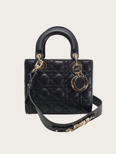 Dior Black Cannage Lamb Lady Small Bag MY ABC 20A 151678071
