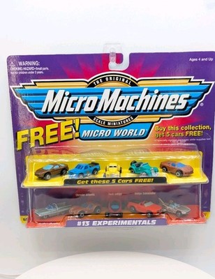 1998 Galoob Micro Machines Micro World #13 Experimentals FREE 5 Cars NIP