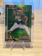 2026 Topps Series 1 Easter Luis Morales Green Leaf Foil NM A’s #259 RC Holiday