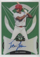 2019 Leaf Valiant Green Prismatic 42/99 Ivan Johnson #BA-IJ1 Auto 0a17