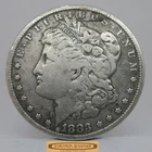 1883-CC CARSON CITY Morgan Silver Dollar, Damaged - #C59725NQ