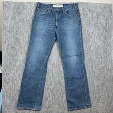 Vintage Gap Boot Fit Jeans Mens 34x36 Blue Denim Boot Cut Made in USA Baggy