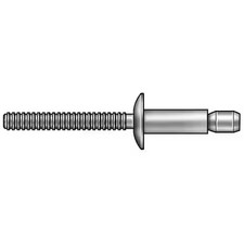 Stanley Engineered Fastening Sd66bslf200 Blind Rivet, Flanged Head, 3/16 In