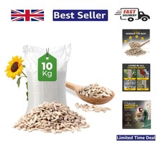 10KG All-Natural Sunflower Hearts Bird Feed – High-Energy Nutrition for All Ages 3.40 per kilo