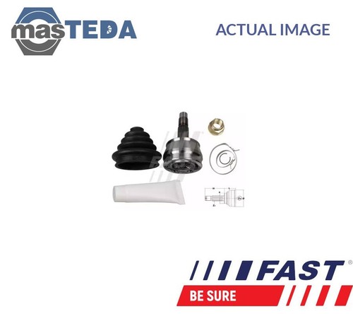 FT25055K DRIVESHAFT CV JOINT KIT WHEEL SIDE FAST FOR VAUXHALL CORSA III