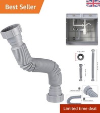 Durable Flexible Waste Pipe Connector 40mm – Quick Installation for DIY Projects