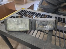 Pair Bosch Halogen Bmw E12 Fog Lights Oem Le147 528i 530i Vintage Driving Lamps