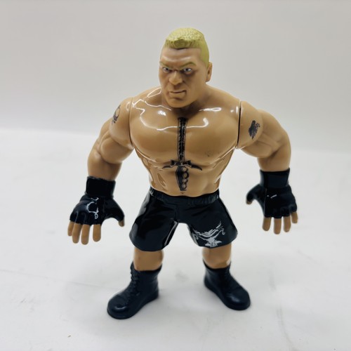 2016 WWE Brock Lesnar Retro Series 1 Mattel 4.5 Fi...