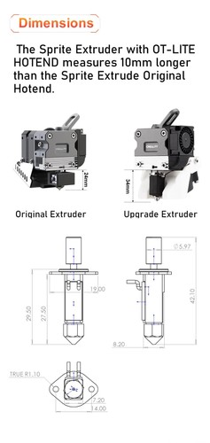 Trianglelab CHCB-OT/OTC Hotend for K1 / Ender 3 v3 / Sprite Series - Picture 11 of 20