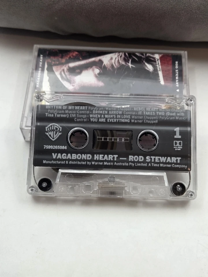 Rod Stewart: Vagabond Heart Cassette Tape 1991 Oz Seller - Image 3 of 4