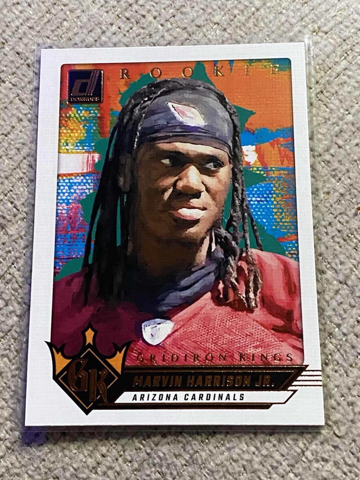 Marvin Harrison Jr. 2024 Donruss #10 Rookie Gridiron Kings Arizona Cardinals