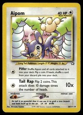 Aipom 26/111 WOTC Neo Genesis Uncommon Pokemon Card - MP