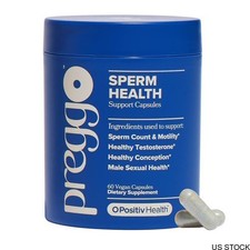 1 PC PREGGO O-Positive Sperm Health Boost Softgelsules 60 Count Made in US Stock