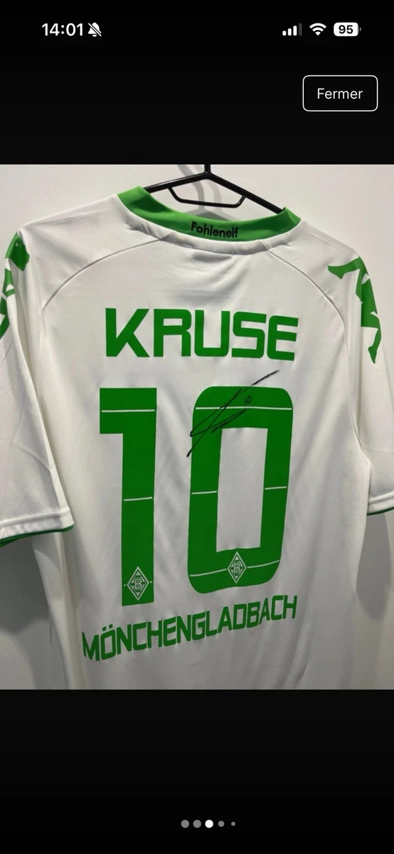 Maillot BORUSSIA MÖNCHENGLADBACH vintage porté PFLIPSEN 7 worn shirt