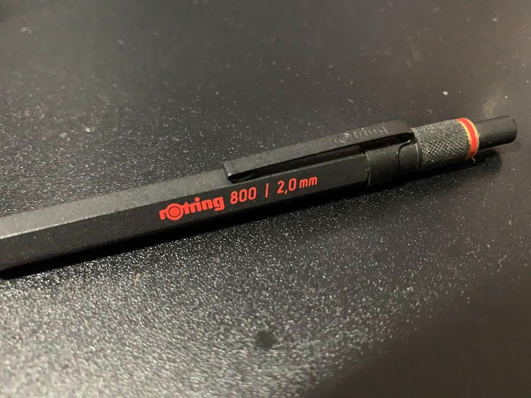 Rotring 800 Mechanical Pencil Black Lead Holder Drafting