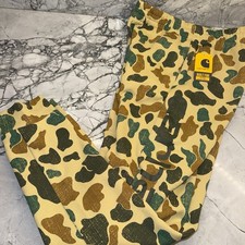 Carhartt Youth Large 14/16 Boys Camo Jogger Sweatpants NEW