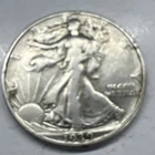 1939 WALKING LIBERTY US SILVER HALF DOLLAR  Actual COIN $32.50 Total Invest Now