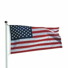 Rhode Island Novelty 3'x5' Outdoor Quality Poly Cotton U.S. Flag 600D Rough Tex