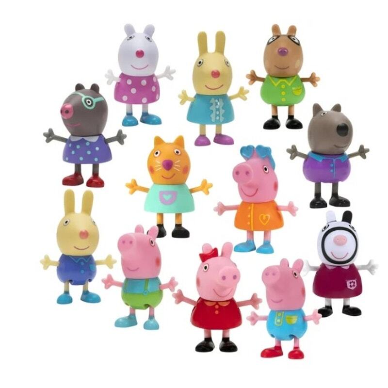 Peppa Pig Car Surprise Toys Blind Pack Collectible Mini Figures Peppa