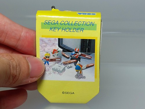 SEGA Collection Key Holder Fantasy Zone Opa Opa Keychain Figure 1997 G04 1.3in - Afbeelding 10 van 11