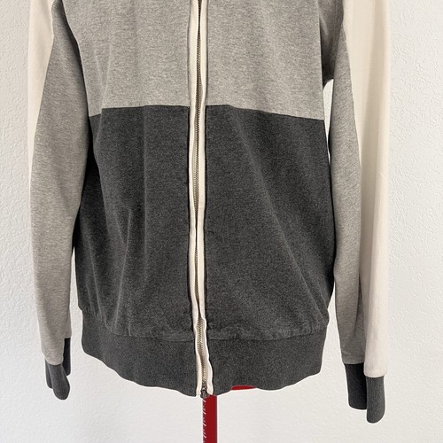 Eleventy Gray White Zip Up Jacket Size Large - Picture 4 of 11
