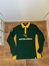SA SOUTH AFRICA RUGBY JERSEY LONG SLEEVE VINTAGE RARE SHIRT XL BLOCK CORE