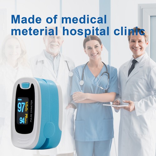 CONTEC OLED Finger Pulse Oximeter SPO2 Probe PR Heart Rate Monitor FDA CE - Picture 2 of 10