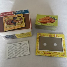 Vintage 1970's Playskool Colors and Things Match-Ups Picture Puzzle - Ages 3-6