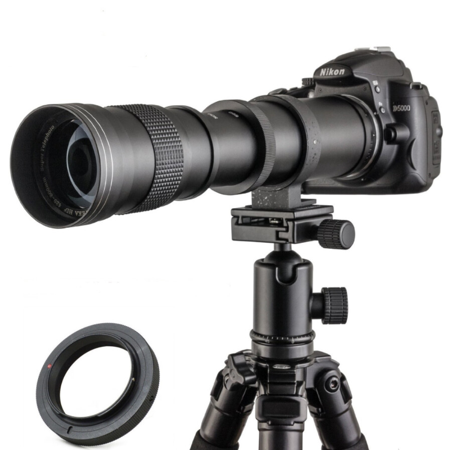 420-800mm F/8.3-16 Super Telephoto Lens MF Zoom for Canon EOS