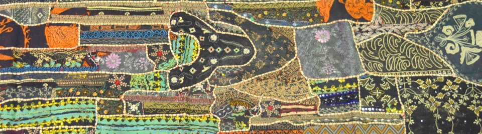 Beautiful Vintage Traditional Indian Dining Table Runner Gift Article. i17-162 - Image 3 of 4