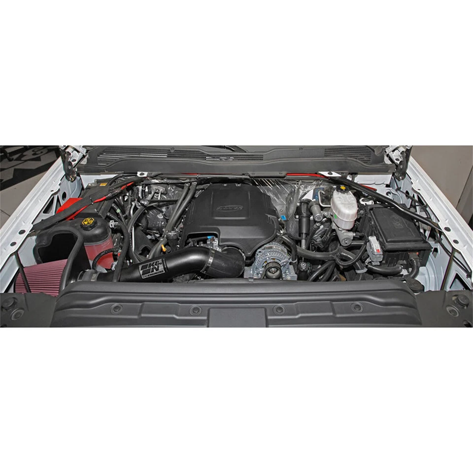 Entrada de aire frío K&N 77-3090KTK para Silverado Sierra 2500 HD 3500 HD 16-19 6,0 V8 Foto 2 de 4