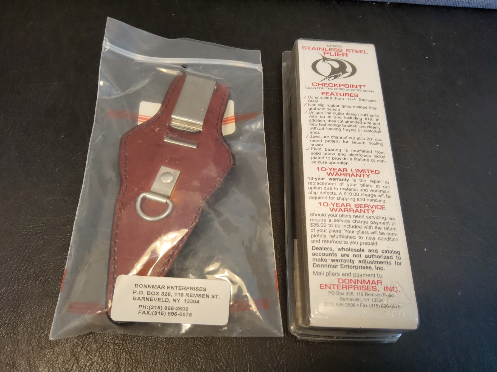 Donnmar Saltwater Fishing Pliers & Sheath New In Package eBay