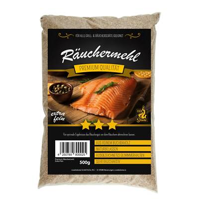 Räuchermehl 500g Buche - extra fein Versandkostenfrei Räuchern Premium Qualität