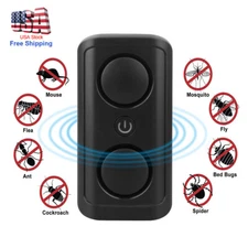 Ultrasonic Pest Insect Rodent Repeller Electronic Plug-In Cockroach Mice Rat Bug