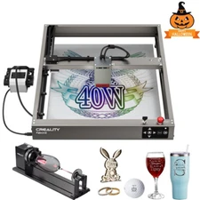 Creality Falcon2 40W Laser Engraver DIY Engraving Machine+Laser Rotary Roller