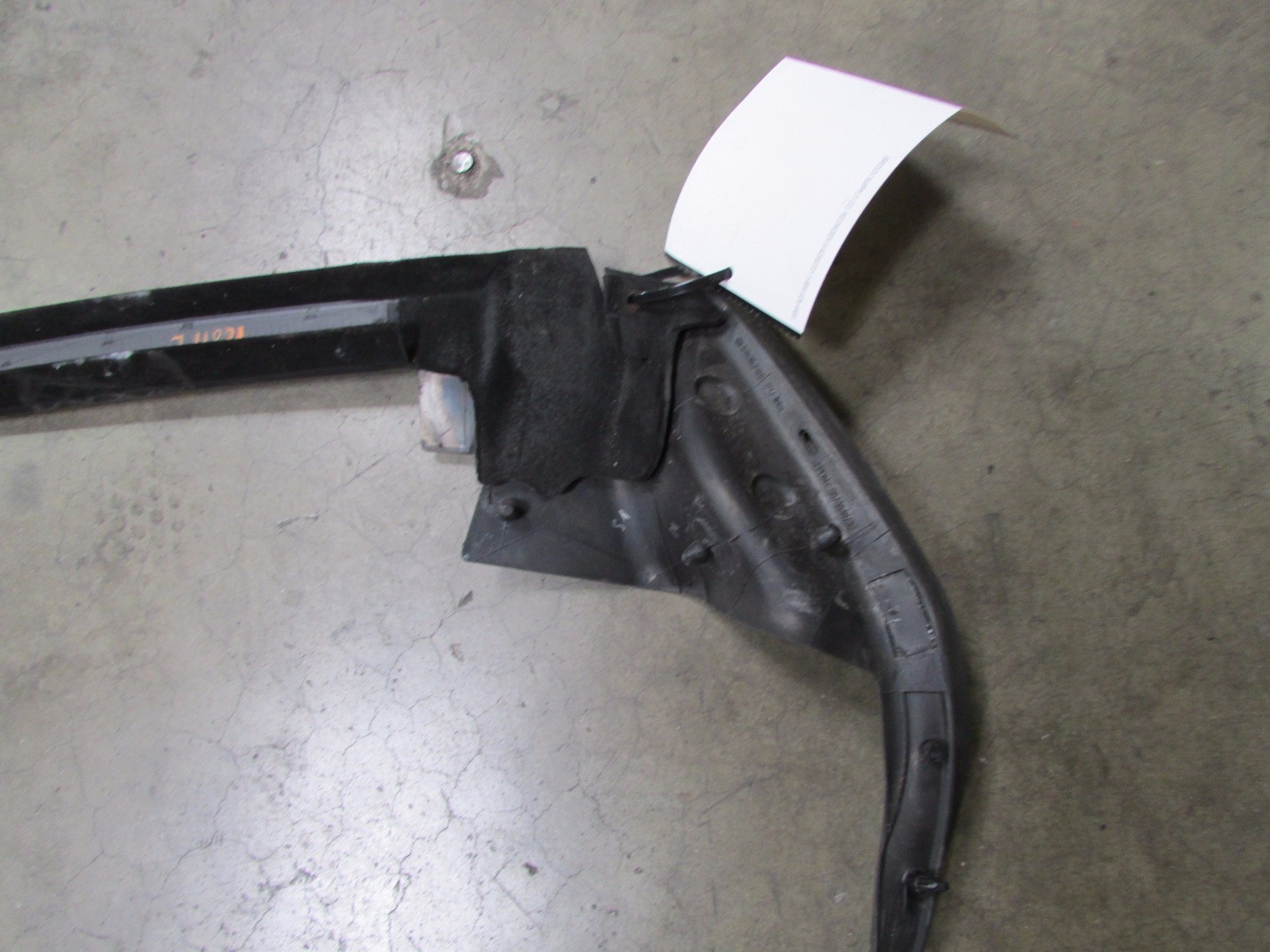 Ferrari 458 Italia, LH, Left Door Inner Gasket Seal Rubber, Used, P/N 81304700