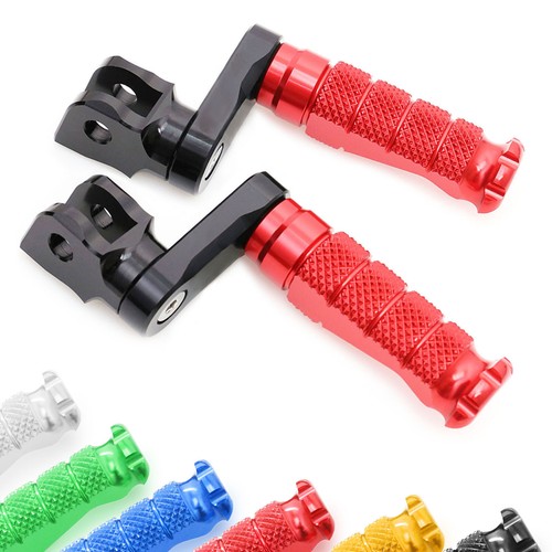R-FIGHT 1.5 inch Extended Front Foot Pegs Red For RSV1000 Mille 98-00 01 02 03 - Foto 2 di 6