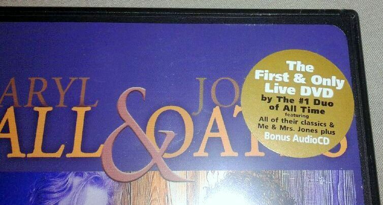 その他 Live from   Hall/ [DVD] HALL & OATES–LIVE IN CONCERT-DVD FACTORY SEALED-BONUS CD | eBay