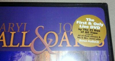 HALL & OATES–LIVE IN CONCERT-DVD FACTORY SEALED-BONUS CD | eBay