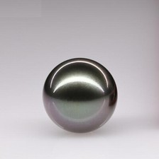 Huge 13mm natural south sea genuine black redish round loose pearl undrilled 322