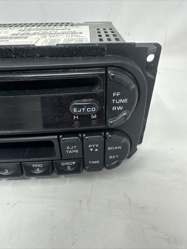 2002 Dodge Chrysler Durango P05064300AC Car Stereo CD /Cassette /AM/ FM Radio - Picture 3 of 10